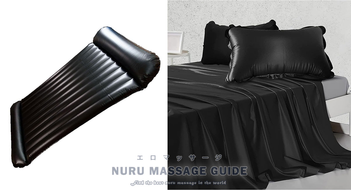 prepare bed for nuru massage